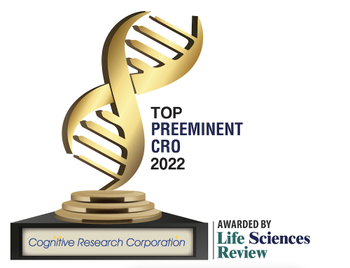 Cognitive Research Corporation Named a Preeminent Contract Research Organization for 2022
